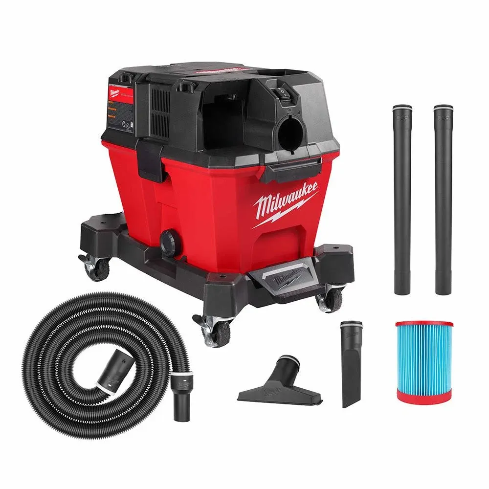 Milwaukee 0910-20 M18 Fuel 6 Gal Wet/Dry Vacuum