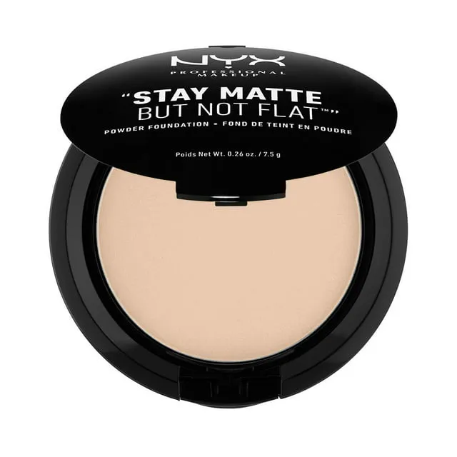 NYX Professional Makeup Stay Matte But Not Flat Powder Foundation, Natural