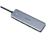 NEW UGREEN 4-Port USB 3.0 Hub ULTRA-THIN Data Transfer microUSB Optional Power 