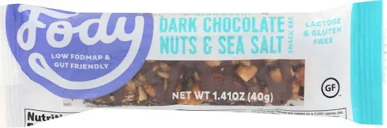 Fody Dark Chocolate Nuts & Sea Salt Snack Bar