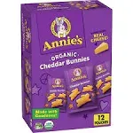 Annie's Organic Cheddar Bunnies Baked Snack Crackers, 12 oz., 12 Pouches