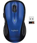 Logitech M510 Wireless Mouse (Blue)