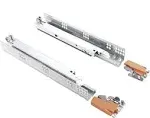 Blum Tandem Plus BLUMOTION Drawer Slides Complete Pair, with Runners 563H, Locking Devices, Rear Mounting Brackets and Screws