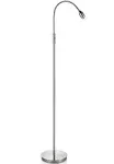 Daylight24 402071-15 Focus Adjustable Beam LED Floor Lamp, Nickel