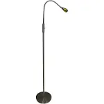 40207139 Focus Adjustable Beam Led Floor Lamp Gold