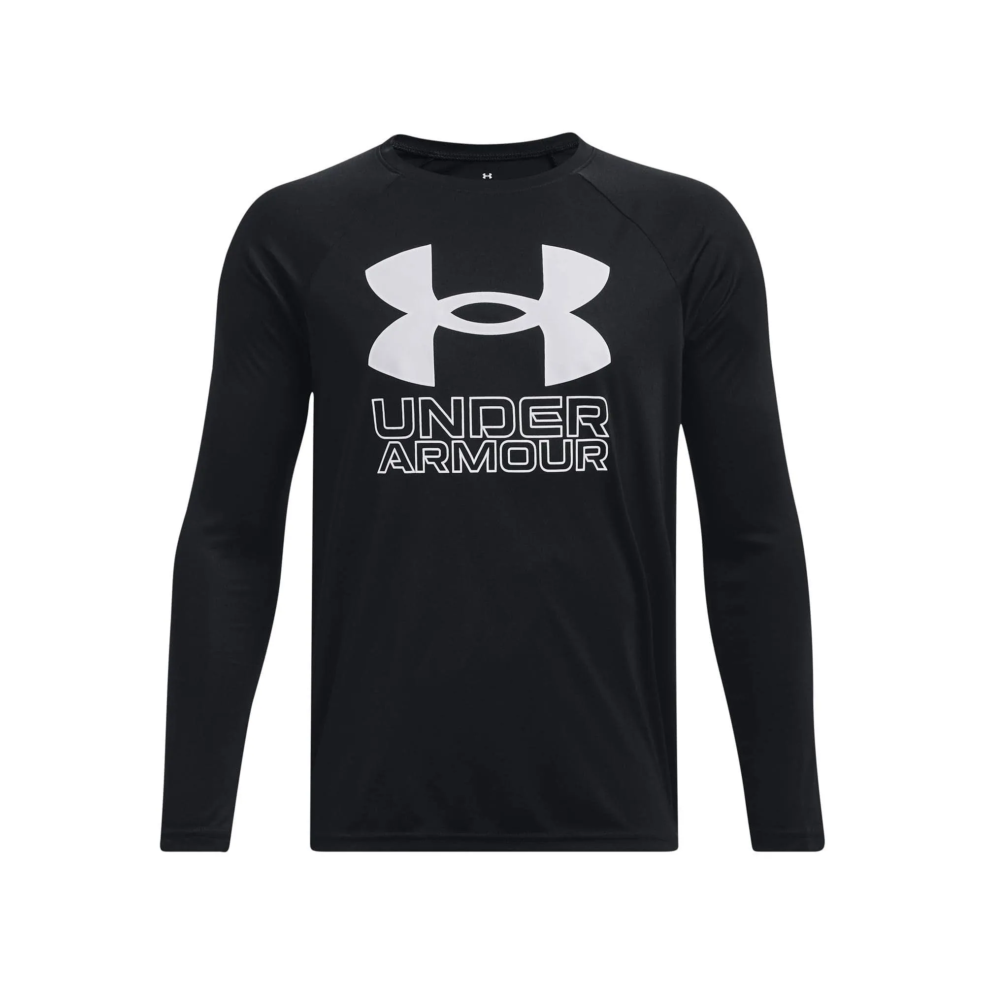 Under Armour Boys' Tech Hybrid Print Fill Long Sleeve