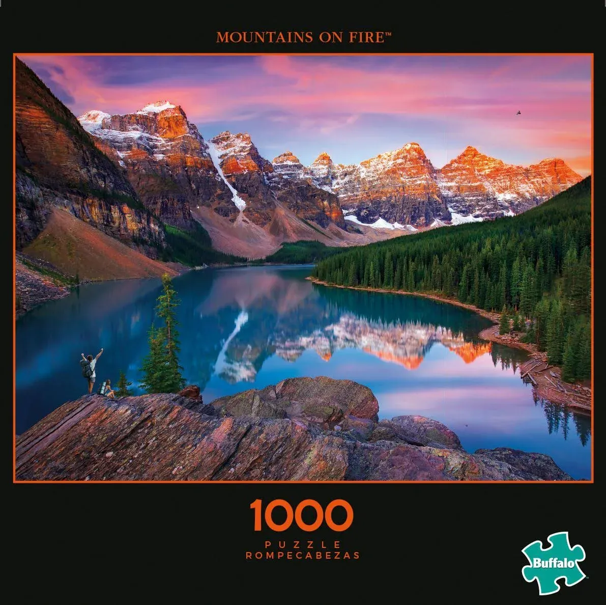 Buffalo Games - Photography - Mountains on Fire - 1000 Piece Jigsaw Puzzle