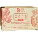 Four Sigma Foods Xoco Red Cordyceps Mushroom Hot Chocolate Drink Mix - 10 bags, 0.2 oz each