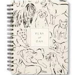 Compendium Spiral Notebook - Play All Day — A Designer Spiral Notebook with 192 Lined Pages, College Ruled, 7.5”W x 9.25”H