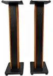 Rockville 2 RHTSC 36" Inch Bookshelf Speaker Stands Surround Sound Home Theater, Classic