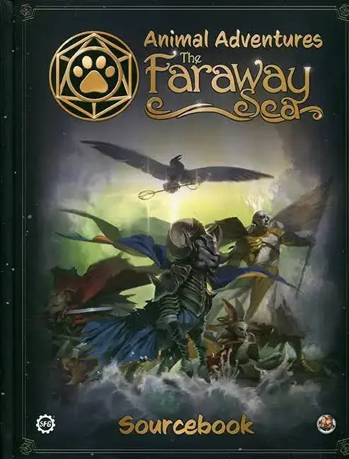 Animal Adventures: The Faraway Sea Sourcebook - Beginner’s Roleplaying Game Master RPG Rule Book with Stats, New Characters, 5 Immersive Adventures and Encounter Map