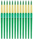 Royal Brush Big Kids Choice Paint Brush, Round, Size 8, 3 Pack of 12