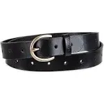 Levi's Women's Fully Adjustable Casual Belt, Black, Leather