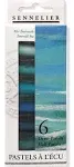 Sennelier : Soft Pastel : Half Stick : Set of 6 : Emerald Sea