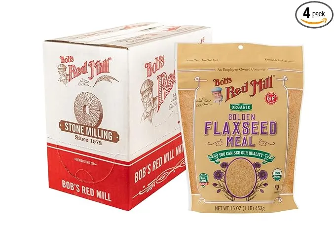 Bob's Red Mill - Organic Flaxseed Meal - Golden - Case of 4 - 16 oz