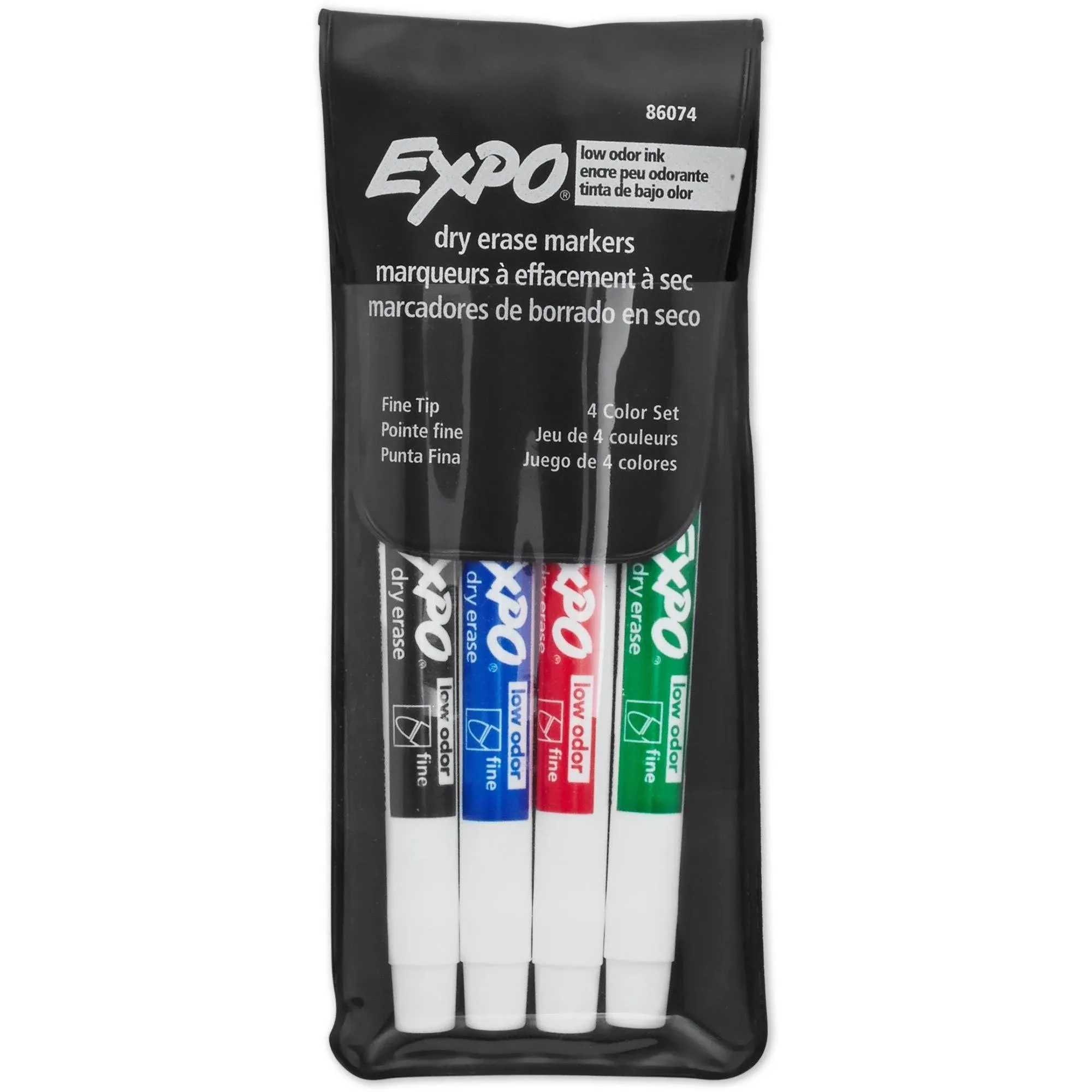 Expo Low-Odor Dry Erase Fine Tip Markers