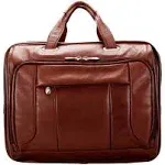 McKlein River West Leather Laptop Case, Brown