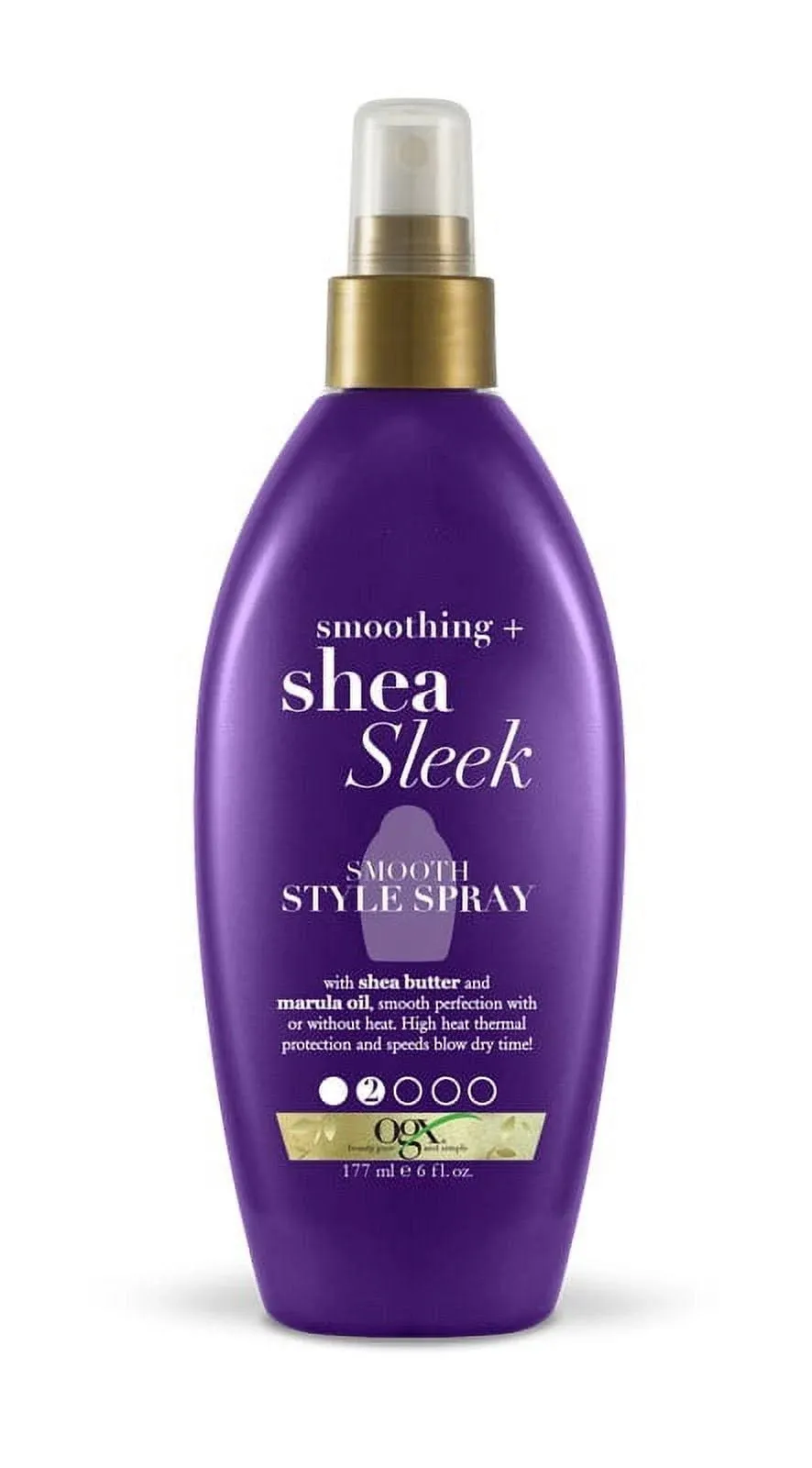 OGX Smooth Style Spray, Smoothing + Shea Sleek - 6 fl oz