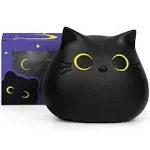 Piggy Bank, Coin Piggy Bank Black Cat Money Saving Box Gifts for Kids, Black Cat Bank Coin Box Cat Coin Bank Piggy Bank Toy for Adults Boys Girls Birthday 7 X 6 inches