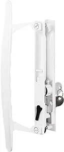 Prime-Line Products C 1197 Flushmount Sliding Door Handle, White, 6-5/8 in.