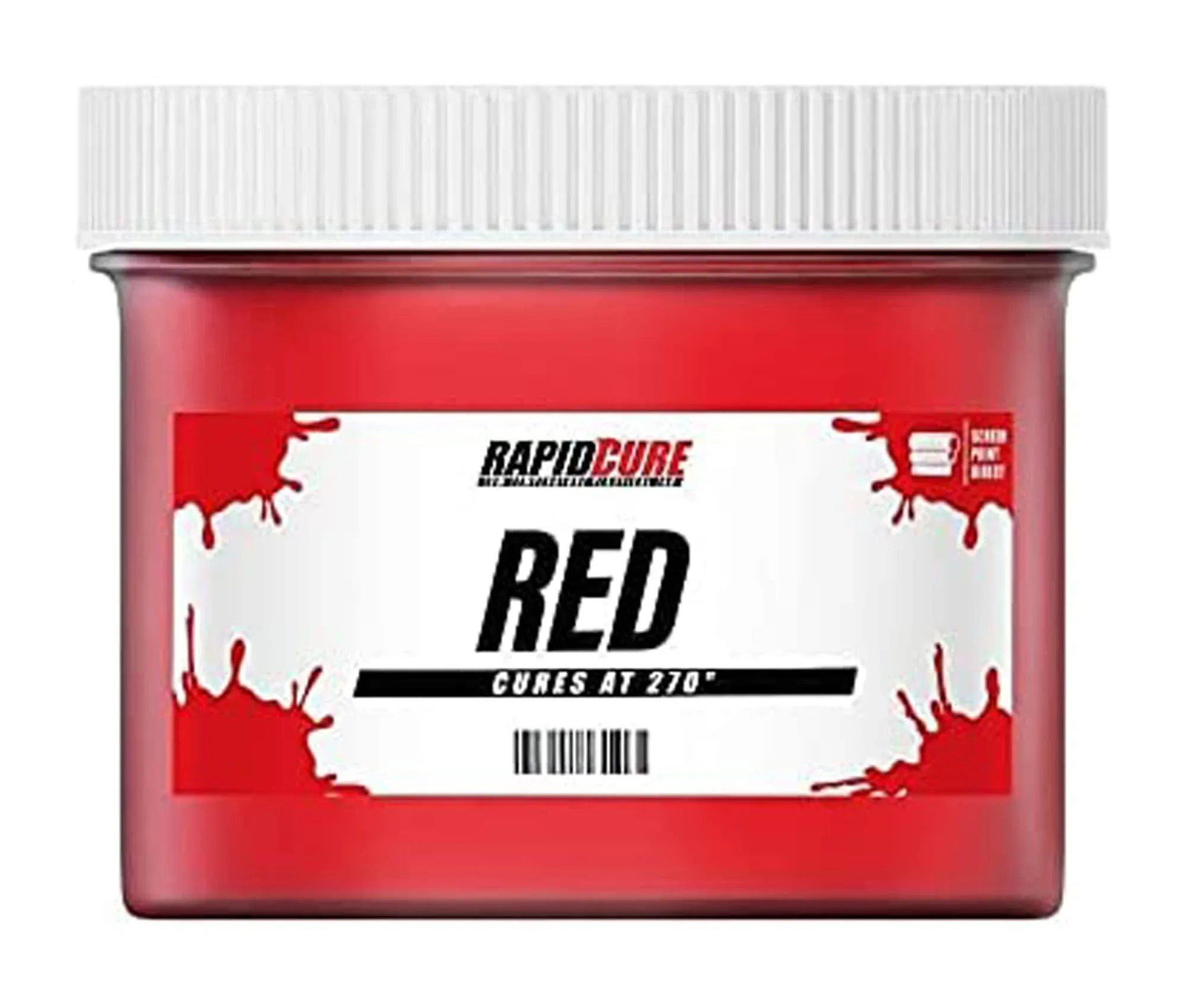 Rapid Cure Red Screen Printing Plastisol Ink