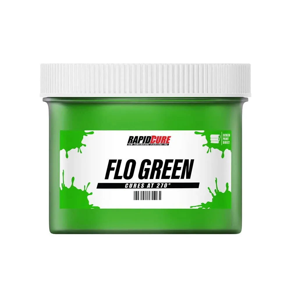 Rapid Cure Fluorescent Green Screen Printing Plastisol Ink