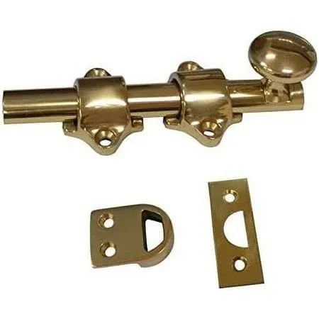 idh by St. Simons Solid Brass Dutch Door Bolt