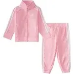 Adidas Baby Girls 2-Piece Classic Tricot Track Set - Light Pink - Size 24 Months