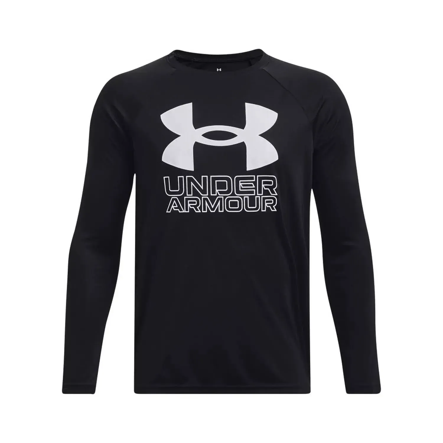 Under Armour Boys' Tech Hybrid Print Fill Long Sleeve