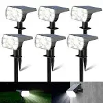 Kaxiida Solar Spot Lights Outdoor Waterproof, 3 Lighting Modes Solar Landscap...