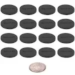 Hudson Hi-Fi 1" Platinum Silicone Speaker Isolation Dot, Non-Skid Isolation Feet - No Adhesive Anti Vibration Record Player Pads - 20 Duro - 16 Pack