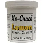 No-Crack Lemon Hand Cream, 16 ounce Jar