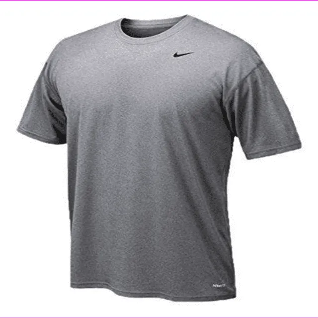 Nike Short Sleeve Legend Mens - Large - Grey