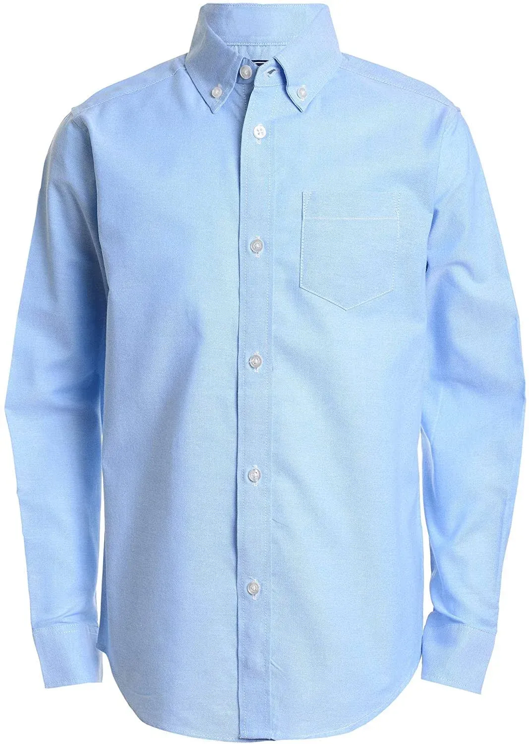 French Toast Boys' Long Sleeve Oxford Shirt