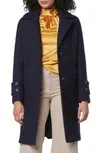 Shop Andrew Marc Pressed Boucle Wool-blend Jacket