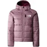 The North Face Girls Reversible Perrito Hooded Jacket Black