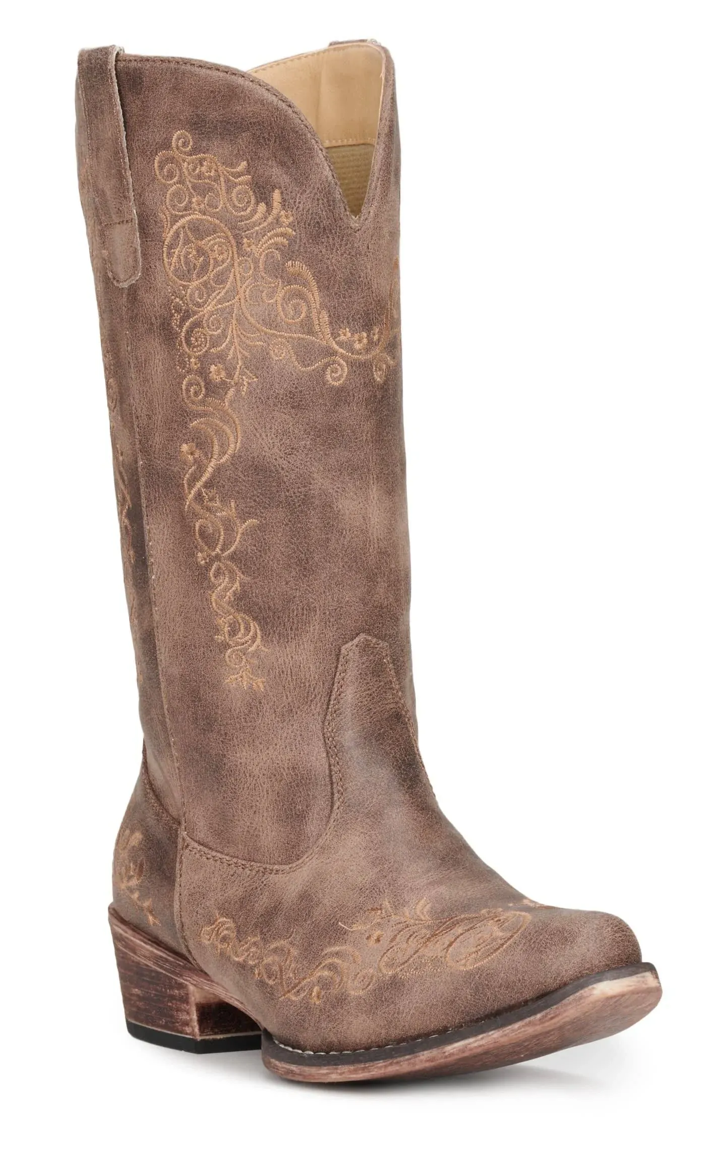 Roper Women's Riley Scroll Vintage Cowboy Boots