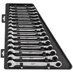 Milwaukee 48-22-9516 15-Piece Metric Ratcheting Combination Wrench Set